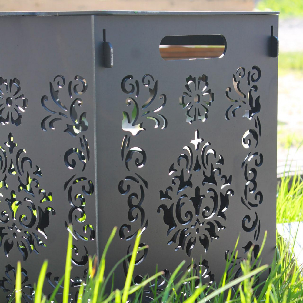 Кошик для вогню розбірний фарбований 2834459692