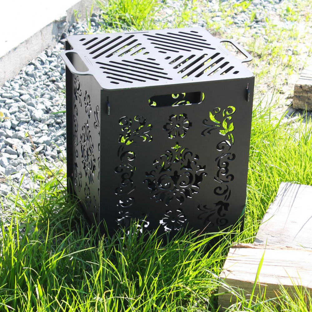 Кошик для вогню розбірний фарбований 2834459692