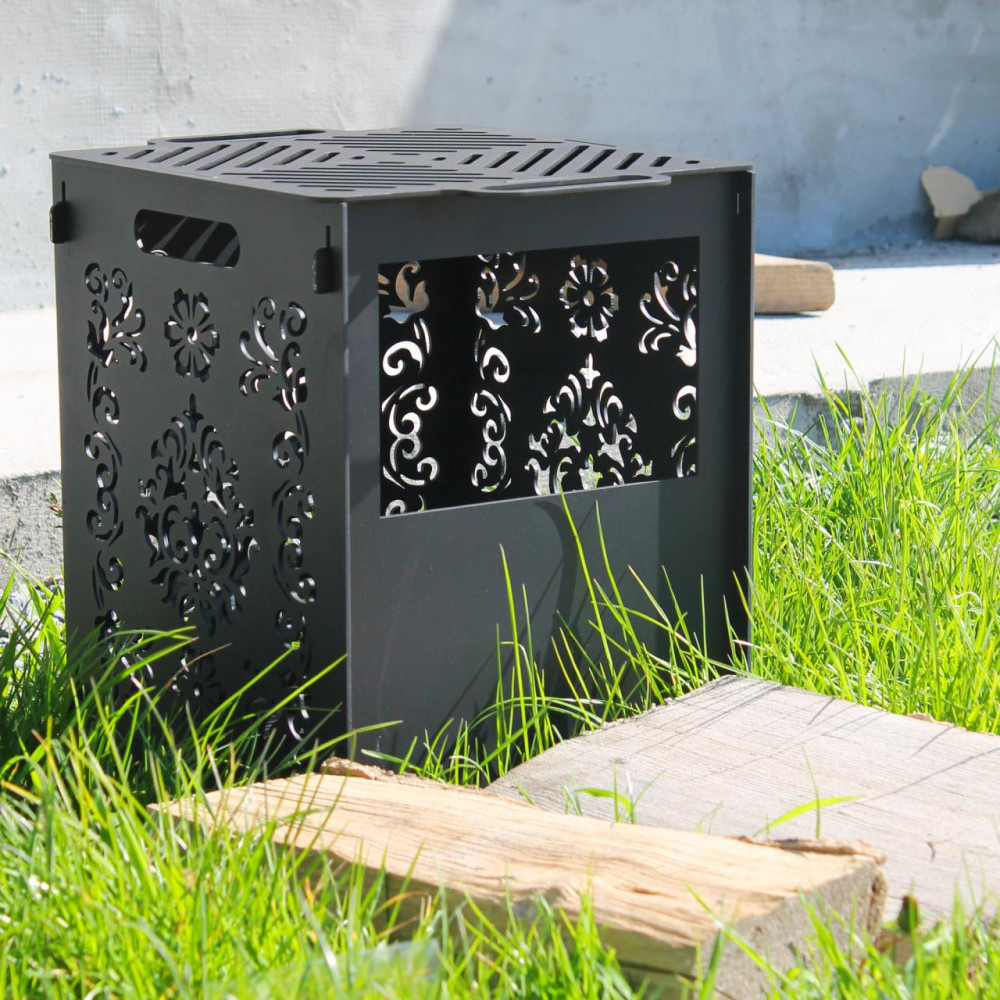 Кошик для вогню розбірний фарбований 2834459692