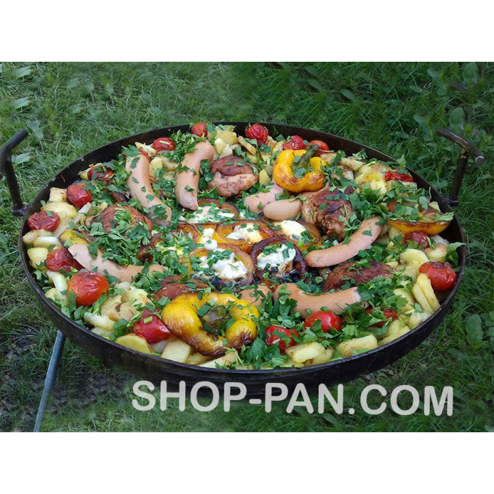 Сковорода-гриль із боронного диска для відкритого вогню 103