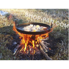 Сковорода-гриль із боронного диска для відкритого вогню