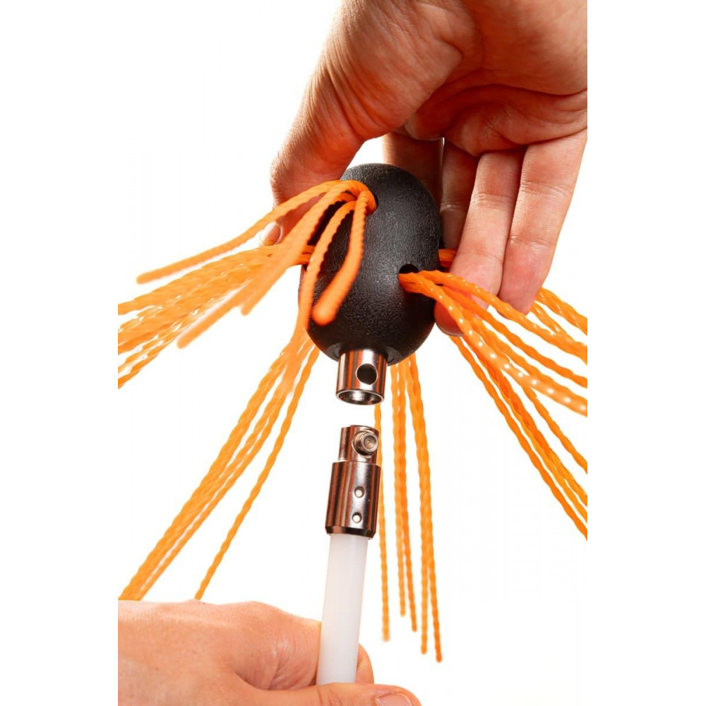 Роторний набір для чищення димоходів Ecodym Турбо-Щітка (1 м x 6 шт) 104672