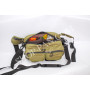 Сумка спінінгіста поясна + плече, посилена, непромокальна сумка для риболовлі ГОРИЗОНТ-2+
