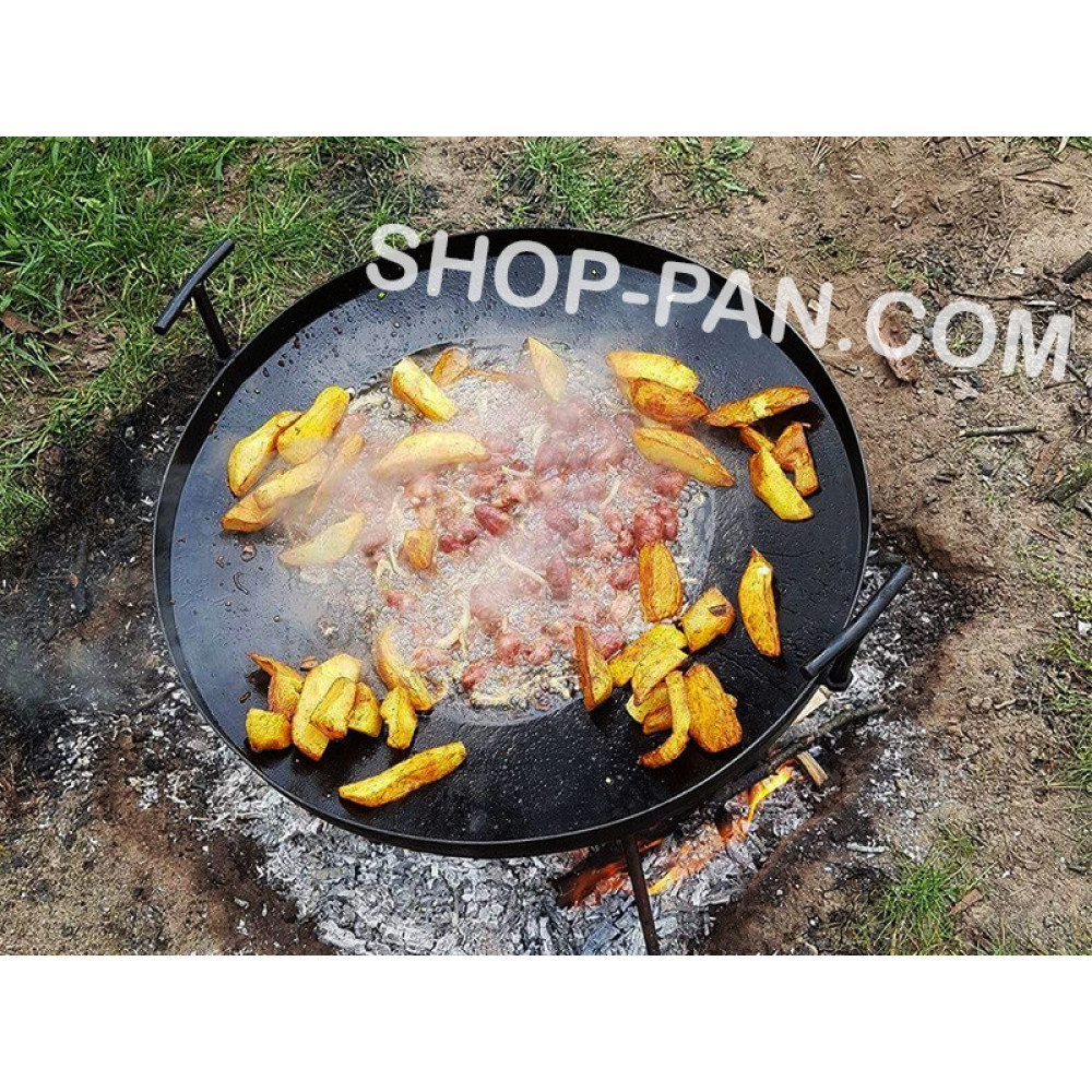 Універсальна сковорода 50 см для пікніка з кришкою та чохлом 107