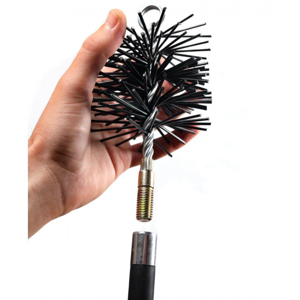 Щітка пластикова для чищення димоходу Ecodym 100 мм 111958