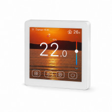 114151 Кімнатний сенсорний термостат з WiFi управлінням Tervix Pro Line WiFi TouchScreen Thermostat (підлога), білий