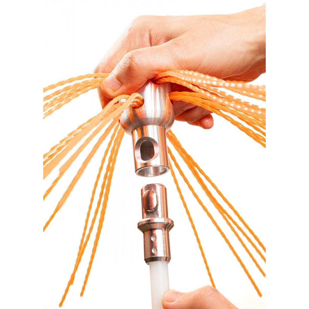 Щітка алюмінієва з нейлоновою щетиною до набору Savent TURBO PRO 450 мм 114656