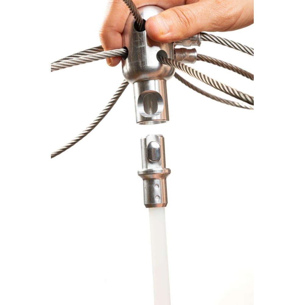 Щітка алюмінієва з тросами до набору Savent TURBO PRO 370 мм 114657