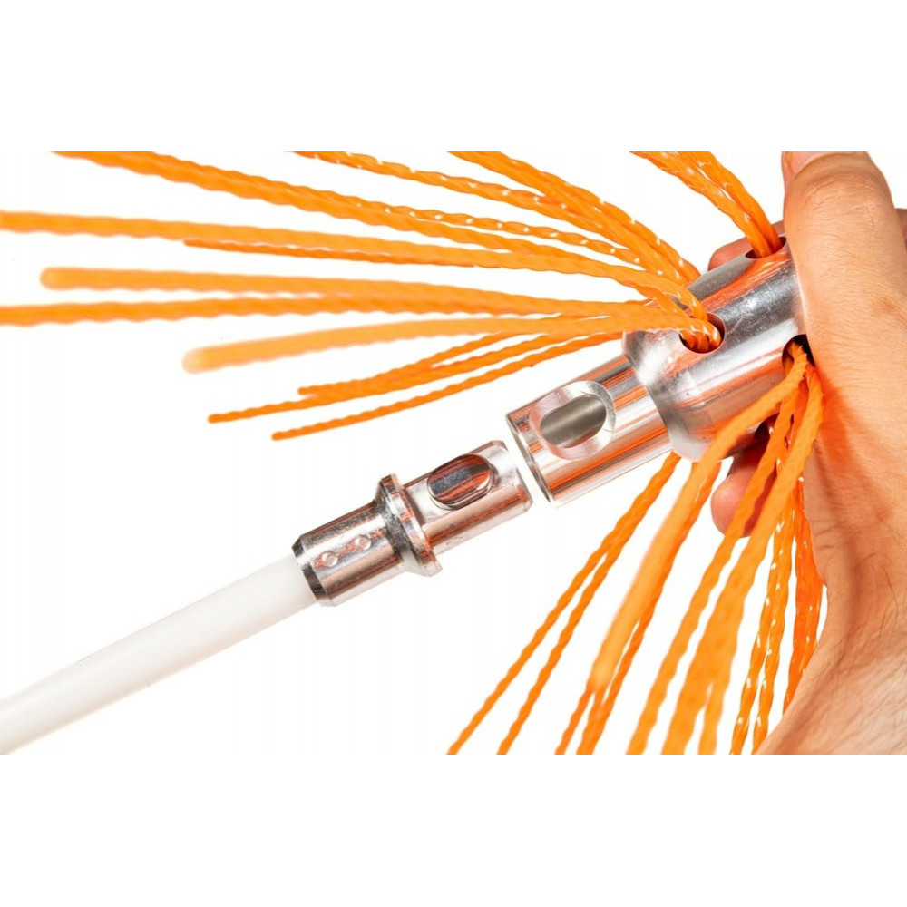 Роторний набір для чищення димоходів Savent TURBO PRO (1 м х 4 шт) 114851