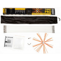 Роторный набор для чистки дымоходов Savent TURBO PRO (1 м х 10 шт)