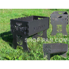 Персоналізований розкладний мангал з унікальним дизайном