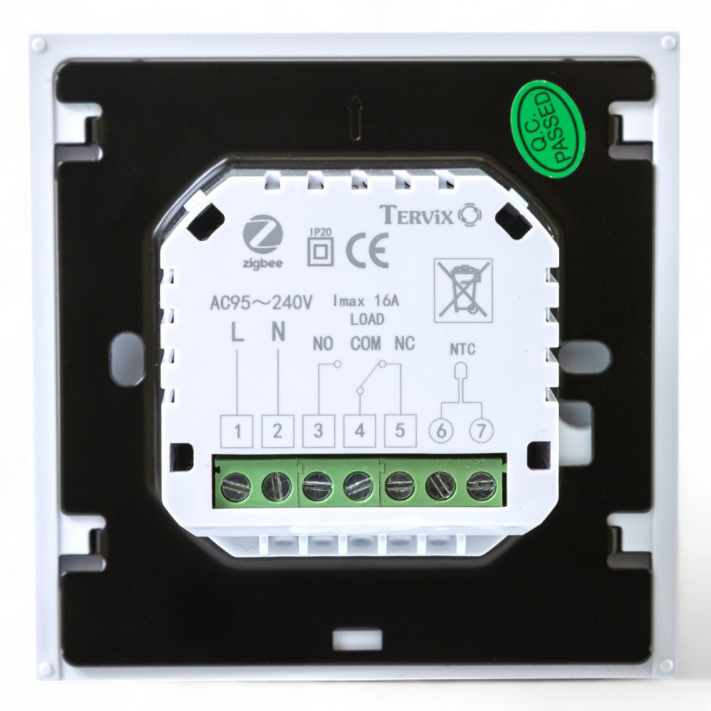 117331 Термостат з ZigBee управлінням Tervix Pro Line для газового/електричного котла 117331