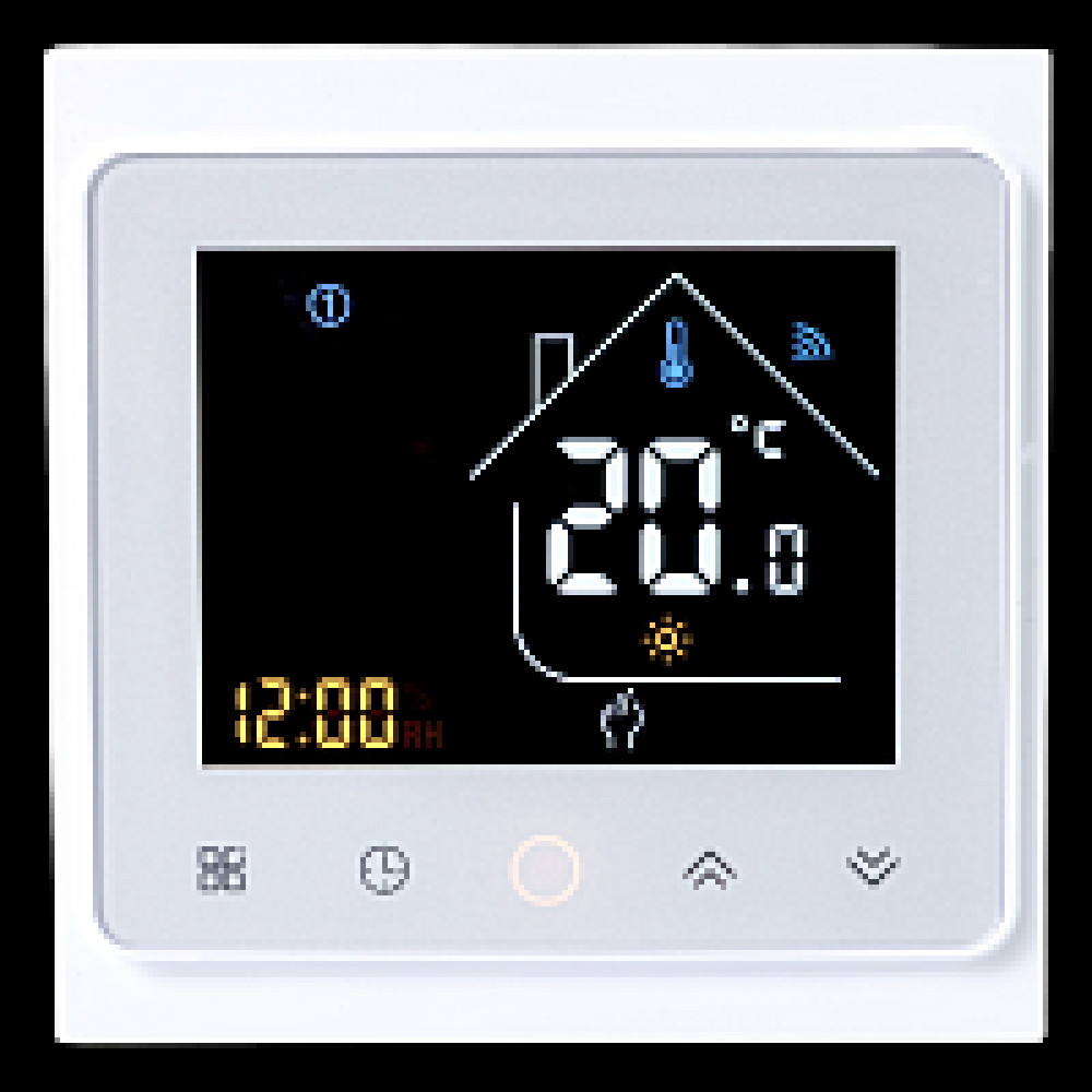 117341 Термостат з ZigBee управлінням Tervix Pro Line для газового/електричного котла, білий 117341
