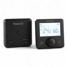 118330 Безпровідний кімнатний термостат WiFi Tervix Pro Line для газового/електричного котла, чорний