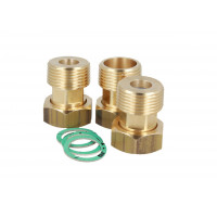 1220210 З'єднання з прокладками та зворотніми клапанами, внутр. 1" х зовн. 1"