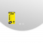Дзеркало Lidz Astra R800 з LED-підсвічуванням Touch, з антизапотіванням, з димером, рег. яскравості LDASR80049290 SD00055414