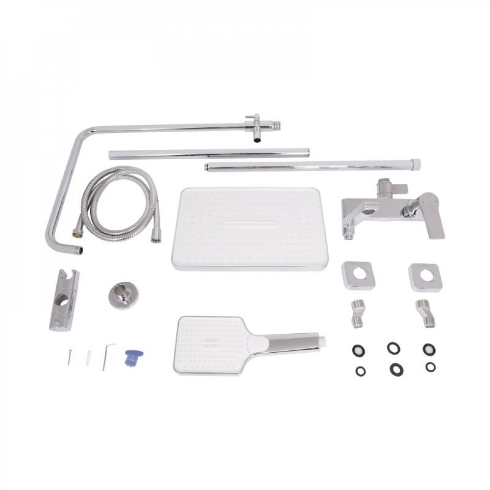 Душова система універсальна Qtap Arvin на три споживача (з виливом) QTARV111CRM48643 Chrome SD00054767