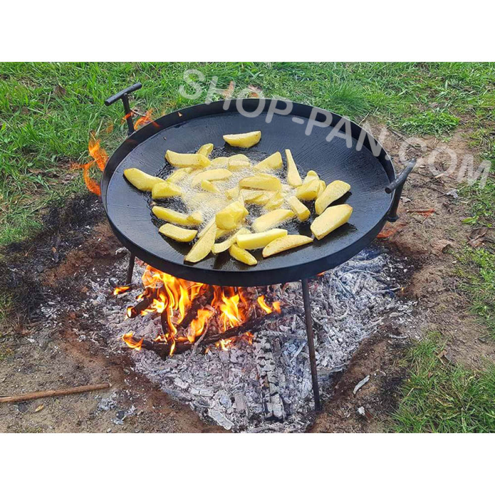 Сковорода з диска борони 50 см зі зручними ручками, що знімаються. 155