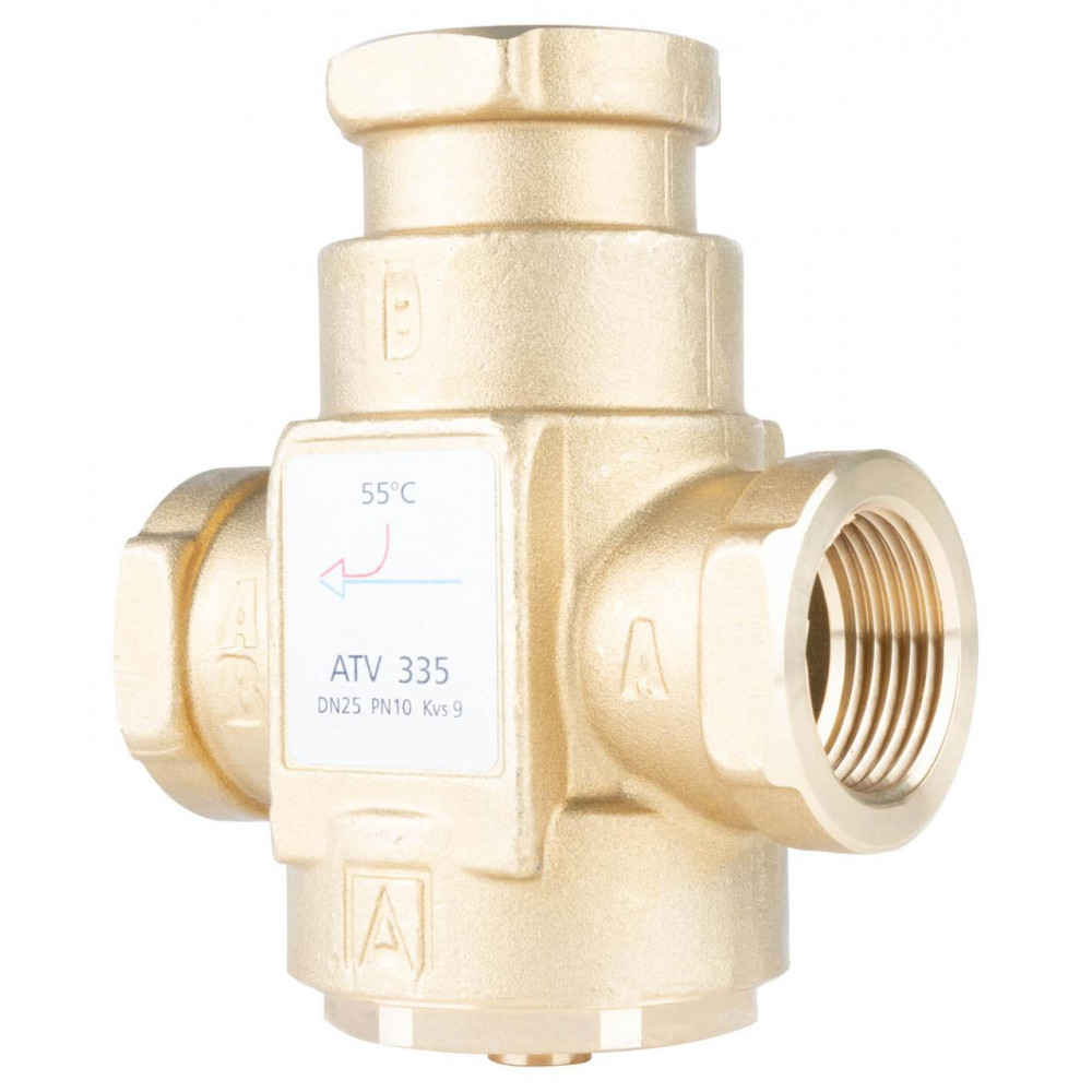 1633510 Термічний клапан ATV 335, DN25, Rp 1", Kvs 9, номінальна температура 55 C 1633510