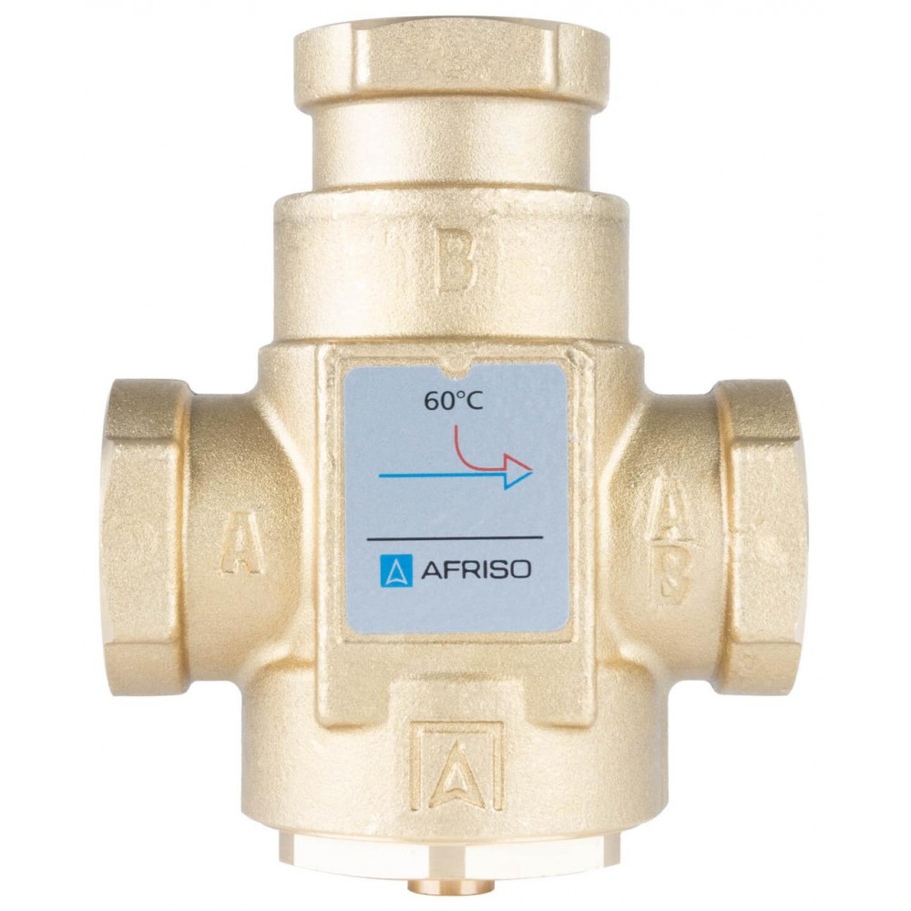 1633610 Термічний клапан AFRISO ATV 336, DN25, Rp 1" Kvs 9, 60 °C 1633610