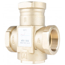 1655410 Термічний клапан AFRISO ATV 554, DN32, Rp 1¼" Kvs 9, 50 °C