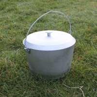 Котел походный алюминиевый на 10 литров с ручкой