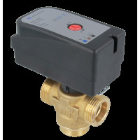 1664300 3-ходовой зонный клапан AZV643 DN20, G1", kvs 8, 230В АС 2 точки, с кабелем