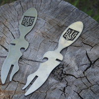 Удобная вилка для снятия мяса с оригинальным дизайном