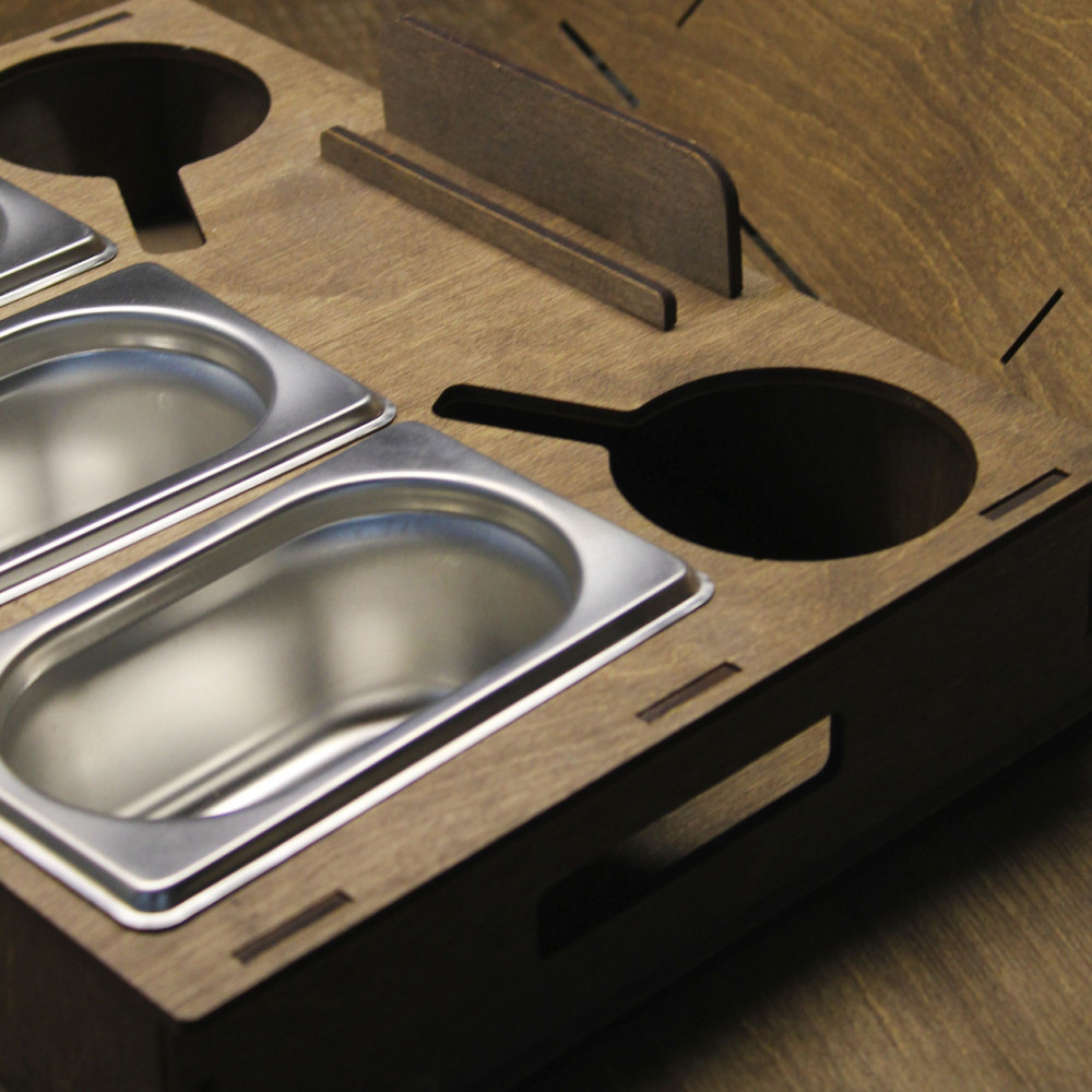 Компактний бокс для пива та закусок 194