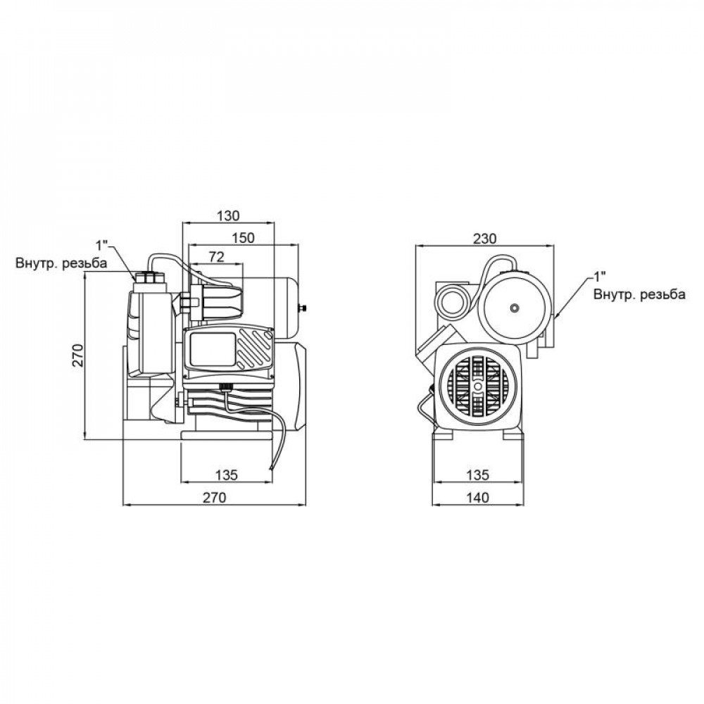 Насосна станція Thermo Alliance PZB750A 0,75 кВт SD00046837