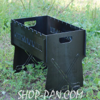 Мангал розбірний з індивідуальним гравіюванням - на подарунок