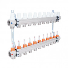 Колектор Icma 1" 11 виходів, з витратомірами №K013