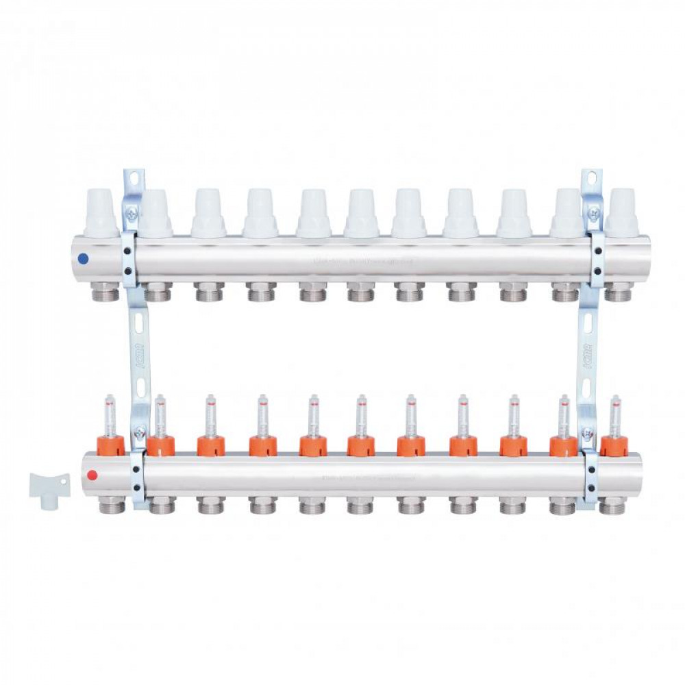 Колектор Icma 1" 11 виходів, з витратомірами №K013 SD00005250