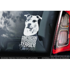 Американський Стаффордширський Тер'єр (American Staffordshire terrier) стикер