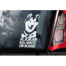 Аляскинський Маламут (Alaskan Malamute) стикер