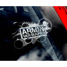 Armin van Buuren наклейка на скло авто
