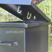 Коптильня горячего копчения с термометром