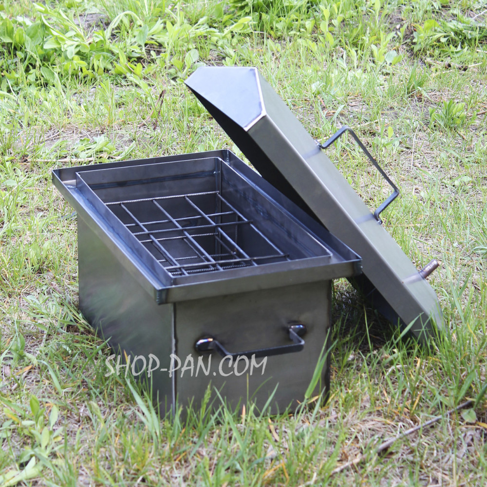 Коптильня гарячого копчення з термометром 2425819318