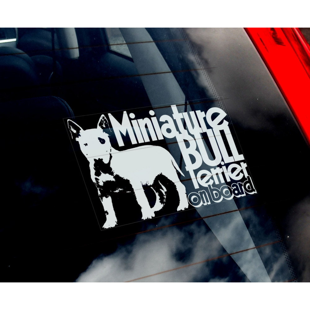 Мініатюрний бультер'єр (Miniature Bull Terrier) стикер 2536580675