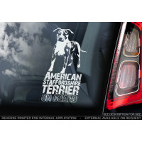 Американський Стаффордширський Тер'єр (American Staffordshire terrier) стикер