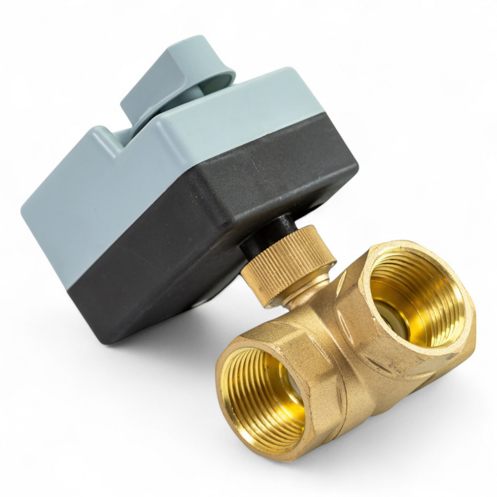 202112 3-ходовий кульовий клапан н/в 1/2" DN15 з електроприводом Tervix Pro Line ORC 3-way 202112