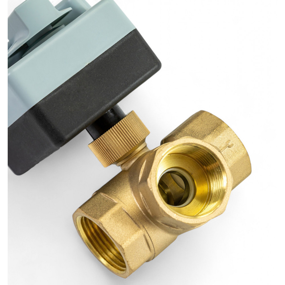 206122 3-ходовий зонний клапан н/в 3/4" DN20 з самозворотним електроприводом Tervix Pro Line ZERG 206122