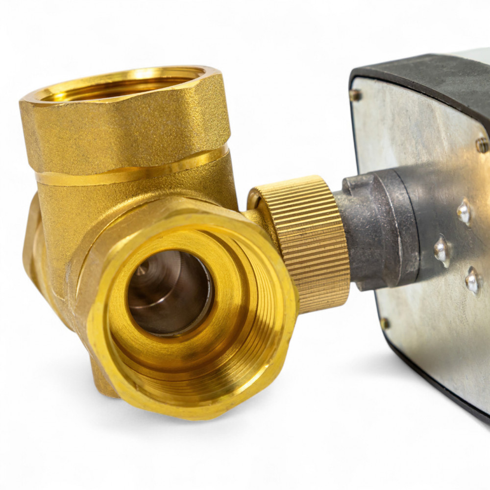 206152 3-ходовий зонний клапан н/в 1 1/2" DN40 з самозворотним електроприводом Tervix Pro Line ZERG 206152