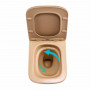 Унітаз підвісний Qtap Tern Ultra Quiet 520×345×325 мм, Beige, з сидінням Slim Duroplast / Soft-close / Quick Release QTTER26SB49001 SD00055125