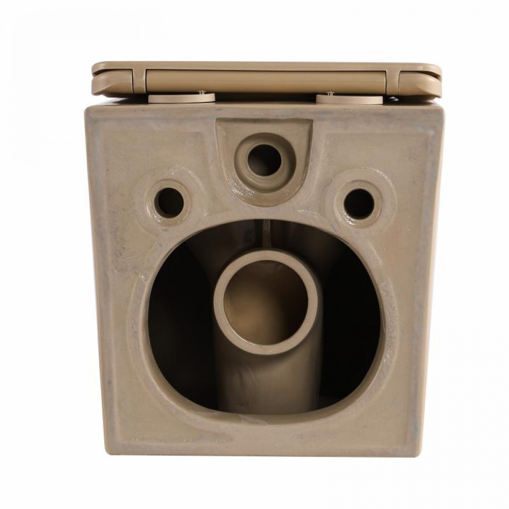 Унітаз підвісний Qtap Tern Ultra Quiet 520×345×325 мм, Beige, з сидінням Slim Duroplast / Soft-close / Quick Release QTTER26SB49001 SD00055125