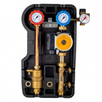 Двухлинейная солнечная станция, 3/4" М, 6 бар, 2-12 л/мин, GRUNDFOS SOLAR 25-65