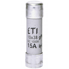 Предохранитель CH 10×38 gPV 15A 1500V (10kA)