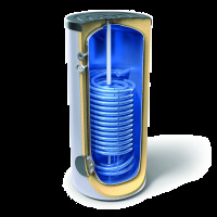 Водонагреватель для ТН с одним сдвоенным теплообменником TESY EV 2x15 S 200 60 HP