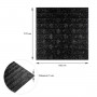 3D панель самоклеющаяся 700x770x5мм кирпич Черный (019-5) SW-00000151 SW-00000151