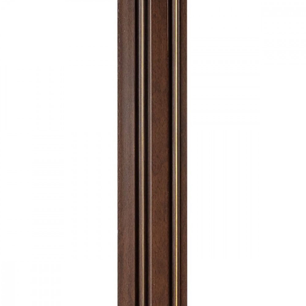 Рейка декоративная PS 2900х117х12мм Темный орех с золотом SW-00002131- SW-00002131